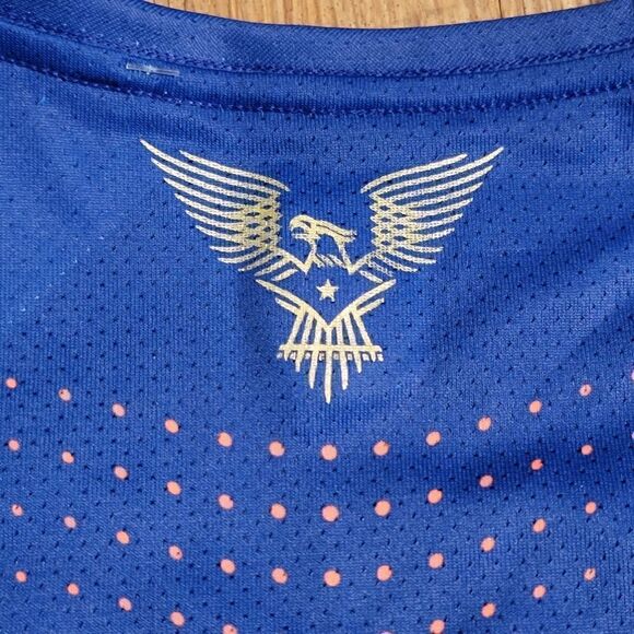 Nike Elite Pro USA Olympics Team Track Field Running Singlet Blue Men's Size L - Picture 4 of 10